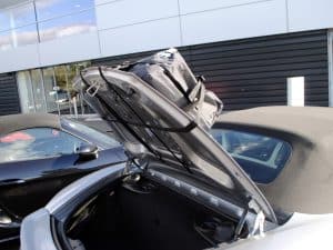 fitting of a porsche boxster luggage rack stage 3