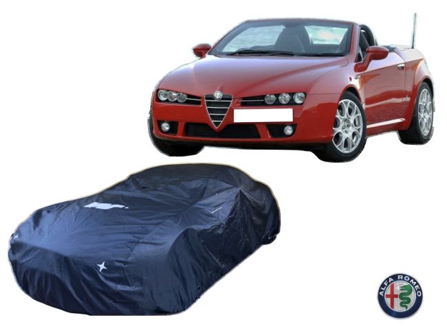 Autoabdeckung.com Black Polyester Full Car Cover For Alfa Romeo Spider 916 939 8C