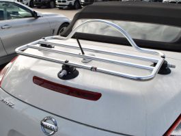 370z Rack Relocation Nissan 370z / 350z Trunk Luggage Rack Stainless Steel / Chrome Finish