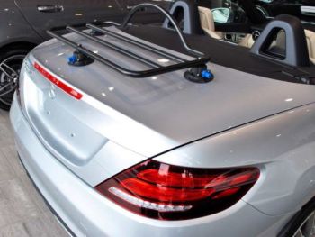 Mercedes SLK R172 Luggage Rack fitted to a silver r172 slk