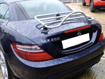Mercedes SLK con portapacchi cromato / acciaio inossidabile montato